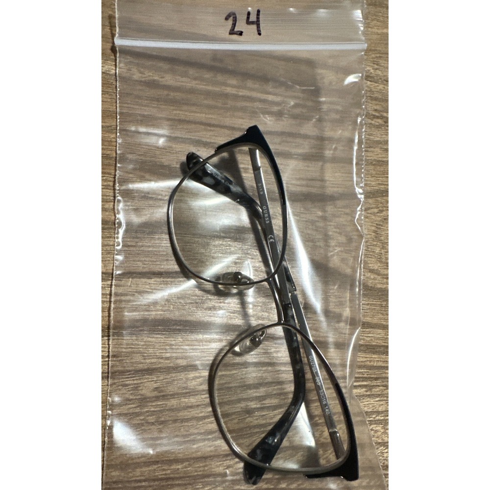 Guess Eyeglasses Frames GU2705 005 Black Silver Cat Eye Full‎ Rim 53-16-140 - Picture 11 of 11